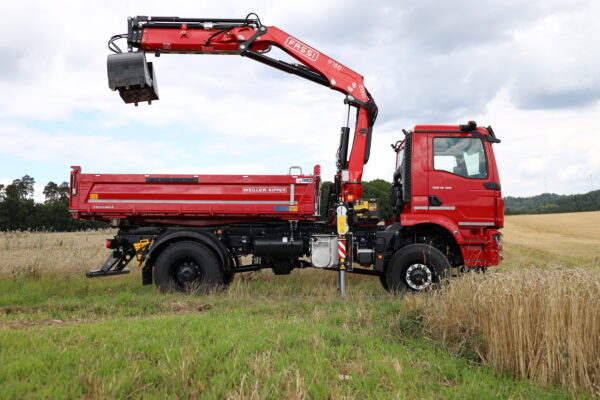 Fassi Ladekran F150A.2.23 e-dynamic auf MAN TGM 18.320, 4x4 TRS 520 – Bild 2
