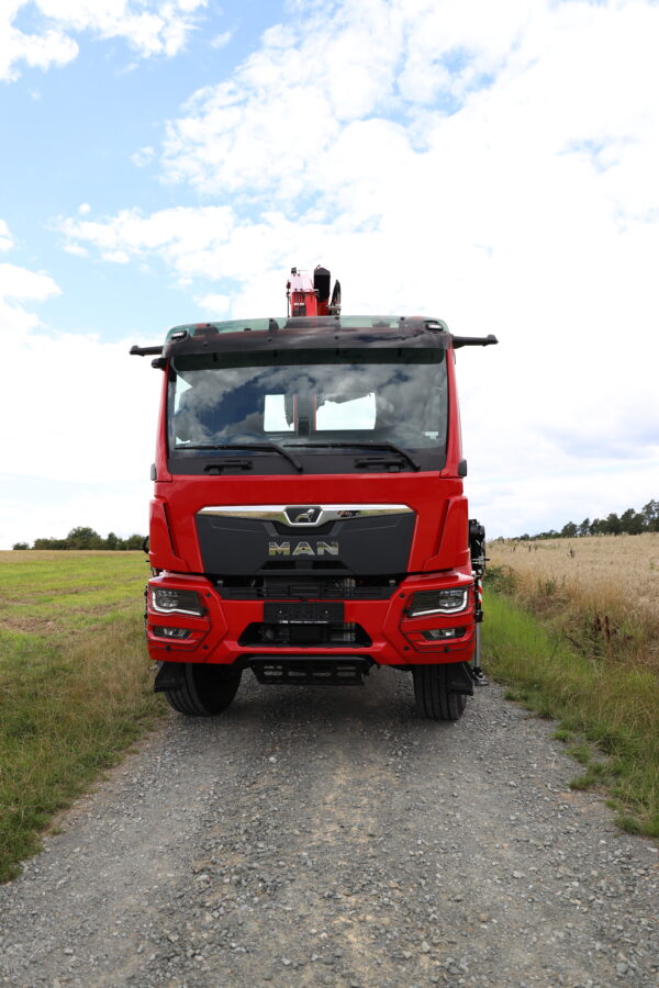 Fassi Ladekran F150A.2.23 e-dynamic auf MAN TGM 18.320, 4x4 TRS 520 – Bild 4