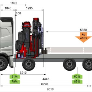 DEMO-Fahrzeug VOLVO FH540, 8x2 mit Fassi Ladekran F1050R.2.9 - verfügbar ab Dezember 2025